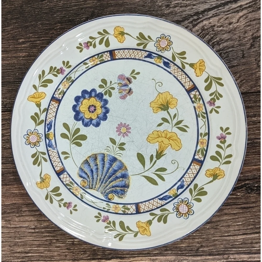 George Briard Bretonne Two Cereal Bowls and One Salad Plate